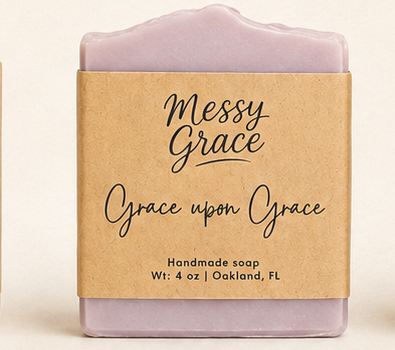Grace Upon Grace soap, Lavender & Patchouli scent
