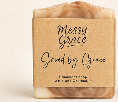 Saved By Grace soap, Sweet Vanilla scent